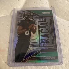 2025 Panini Prizm Fractal Lamar Jackson #2 card