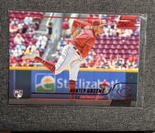 Hunter Greene 2022 Stadium Club card
