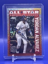 Yordan Alvarez 2025 Topps 1990 Topps Baseball All Stars Chrome Refractor card