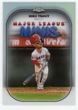 2025 Topps Chrome Update Major League Minis Mike Trout #MM-4 card