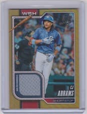 2026 Topps Real One Relics CJ Abrams #152 card
