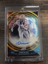 2025 Topps Cosmic Chrome Equinox Autographs Chris Olave #EQA-CO card
