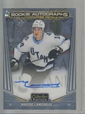 2024-25 O-Pee-Chee Platinum Rookie Autographs Maveric Lamoureux #R-ML card