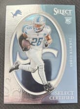 Jahmyr Gibbs 2023 Panini Select Certified Rookie card
