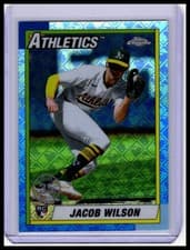 2025 Topps Chrome Logofractor Edition 1990 Topps Jacob Wilson #90CB-18 card