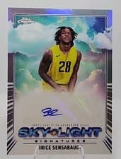 2024-25 Topps Chrome Sky-Light Signatures Brice Sensabaugh #SLS-BS card