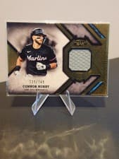 2025 Topps Tier One Rookie Relics Connor Norby #RR-CN card