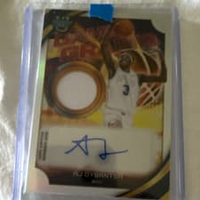 2025-26 Bowman University Best Game Graphs AJ Dybantsa #GG-AY card