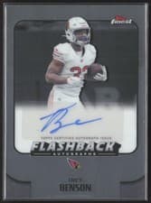 2025 Finest Flashback Autographs Trey Benson #FBA-TB card