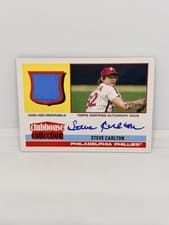 2025 Topps Heritage Clubhouse Collection Autographed Relic Steve Carlton #CCAR-SC card