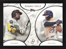 2025 Topps Dynamic Duals Base Set Luis Arraez / Jose Altuve #45 card