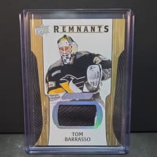 2024-25 Upper Deck Engrained Icons Remnants Tom Barrasso #R-TB card