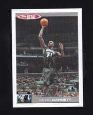 Kevin Garnett 2004-05 Topps Total Base Set card