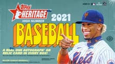 Hobby Box 2021 Topps Heritage card