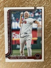 2025 Topps Update First Pitch John Smoltz #FPU-5 card