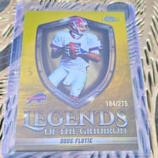 2025 Topps Chrome Legends of the Gridiron Doug Flutie #LOG-3 card