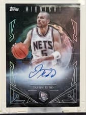 2025-26 Topps Midnight Midnight Sun Signatures Jason Kidd #MS-JK card