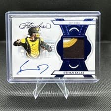 2025 Panini Flawless Flawless Signature Materials Ethan Salas #15 card