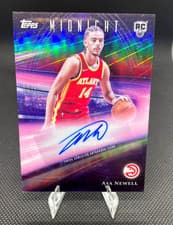 2025-26 Topps Midnight Rookie Horizon Signatures Asa Newell #RHS-AN card