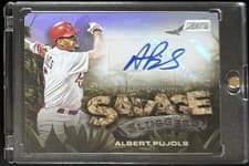 2025 Stadium Club Savage Sluggers Autographs Albert Pujols #SS-AP card
