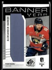 2025-26 SP Game Used 2025 Stanley Cup Finals Banner Year Relics Aleksander Barkov #BYSC-AB card