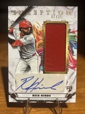 2025 Topps Inception Inception Autograph Game Relics Rece Hinds #IAGR-RHI card
