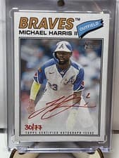 2026 Topps Heritage Real One Autographs Michael Harris II #ROA-MH card