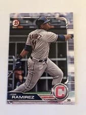 Jose Ramirez 2019 Bowman card