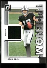 2025 Donruss Rookie Phenom Jerseys Jack Bech #RPJ-JBH card