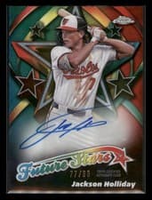 2025 Topps Chrome Future Stars Autographs Jackson Holliday #FSA-JH card