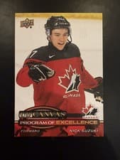 2025-26 Upper Deck UD Canvas Program of Excellence Nick Suzuki #C-268 card