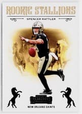 2024 Panini Contenders Rookie Stallions Spencer Rattler #11 card