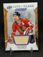 2024-25 Upper Deck Engrained Icons Cuts of Class Relics Stan Mikita #CC-SM card