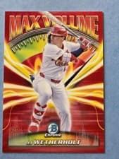 2025 Bowman Chrome Max Volume JJ Wetherholt #MV-6 card