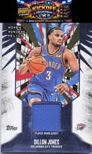 2025-26 Topps Woven Wonders Relics Dillon Jones #WW-DJ card