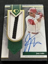 2024 Topps Diamond Icons Autographed Jumbo Patches Joey Votto #AJP-VOT card