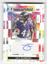2025 Panini Impeccable Illustrious Ink Zay Flowers #13 card