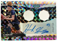 2024-25 Bowman's Best University Prospect Dual Relic Autographs Hannah Hidalgo #PDRA-HH card