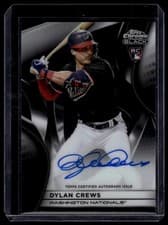 2025 Topps Chrome Black Autographs Dylan Crews #CBA-DC card