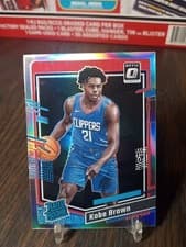 Kobe Brown 2023 Panini Donruss Optic card