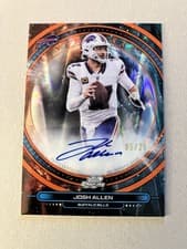 2025 Topps Cosmic Chrome Equinox Autographs Josh Allen #EQA-JA card