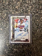 2025 Topps Holiday Autographs Ronald Acuña Jr. #PA-RA card