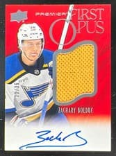 2024-25 Upper Deck Premier First Opus Rookie Auto Jersey Zachary Bolduc #FO-ZB