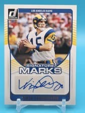 Vince Ferragamo 2024 Donruss Signature Marks card