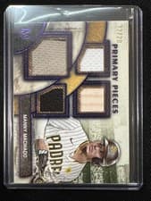 2025 Topps Museum Collection Single Player Primary Pieces Quad Relics Manny Machado #SPPQ-MMA card