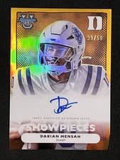 2025 Bowman University Best Bowman Showpieces Autographs Refractor Darian Mensah #BSA-DME card