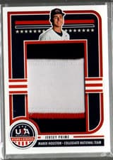 2025 Panini Stars & Stripes Jumbo Material Jersey Prime Marek Houston #JMJ-QW card