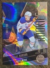 2025-26 SPx Blue Autograph Parallel - Rookies Isaac Howard #F-IH card