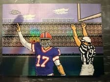 2025 Topps Chrome Tecmo Josh Allen #TECMO-25 card