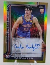 2025-26 Topps Flagship Real One Rookie Autographs Brooks Barnhizer #TFRR-BB card